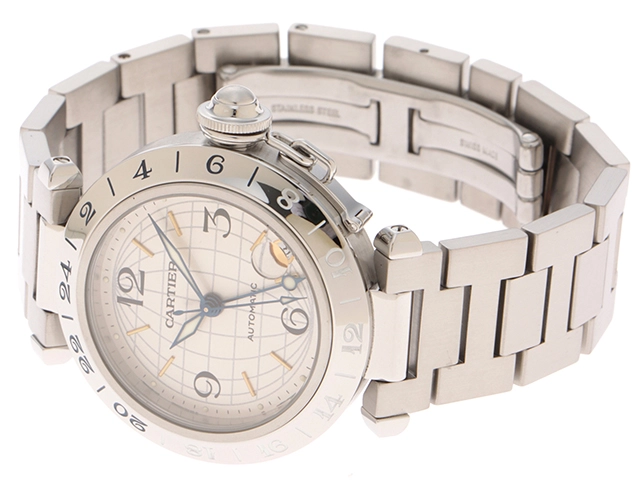 Cartier カルティエ 腕時計 パシャC メリディアン W31029M7 シルバー ユニセックス 自動巻き （2148103737855）【200】