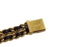 CHANEL シャネル プルミエールXL H0001 GP/レザー クォーツ【460】2148103738661