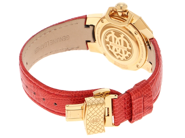 Roberto Cavalli ロベルトカヴァリ バイ フランクミュラー RV1L003L0041 レッド レディース クオーツ (2148103738715)【200】