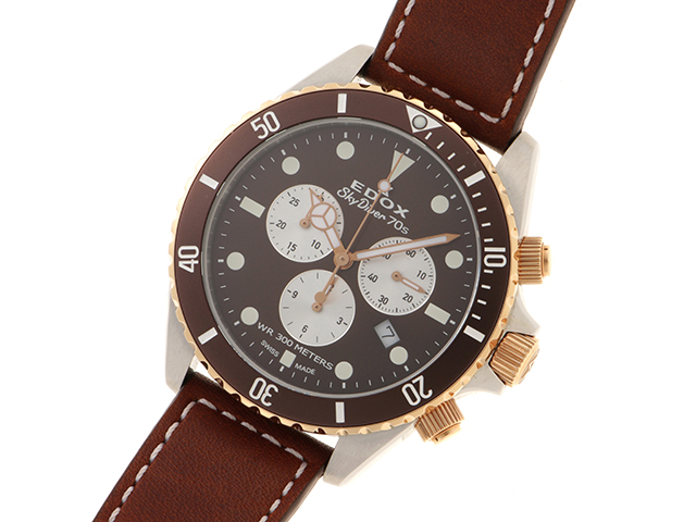 EDOX エドックス スカイダイバー・クロノグラフ 10238 腕時計