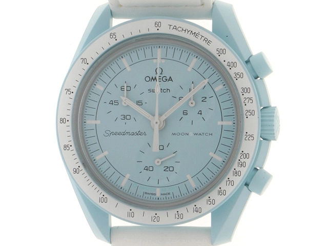 SWATCH スウォッチ MISSION TO MERCURY オメガコラボ S033L100 アイス 