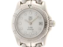 TAG HEUER　タグ・ホイヤー　リンク　腕時計　シェル文字盤　クォーツ　ステンレススチール　WT1418.BA0561　2148103739071　【431】
