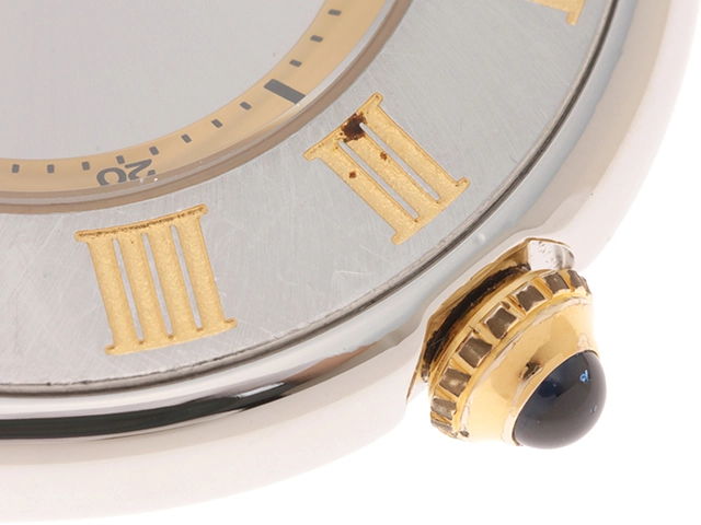 Cartier 　カルティエ　  マスト21 　　ヴァンティアンSM　　シルバー文字盤 　　ステンレススチール/ゴールドメッキ 　　W10073R6 　クオーツ　　レディース　　【436】　　2148103739415