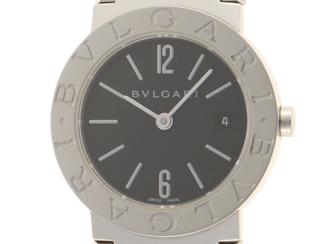 BVLGARI　ブルガリ  ブルガリブルガリ　BB26SSD　ブラック文字盤　 SS　　クォーツ　　レディース　【436】　2148103739491