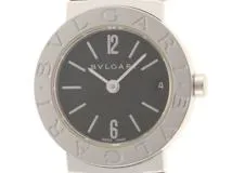 BVLGARI　ブルガリ　ブルガリ　ブルガリ　BB23SS　ブラック文字盤　SS　レディース腕時計【207】2148103739545
