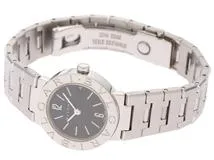 BVLGARI　ブルガリ　ブルガリ　ブルガリ　BB23SS　ブラック文字盤　SS　レディース腕時計【207】2148103739545