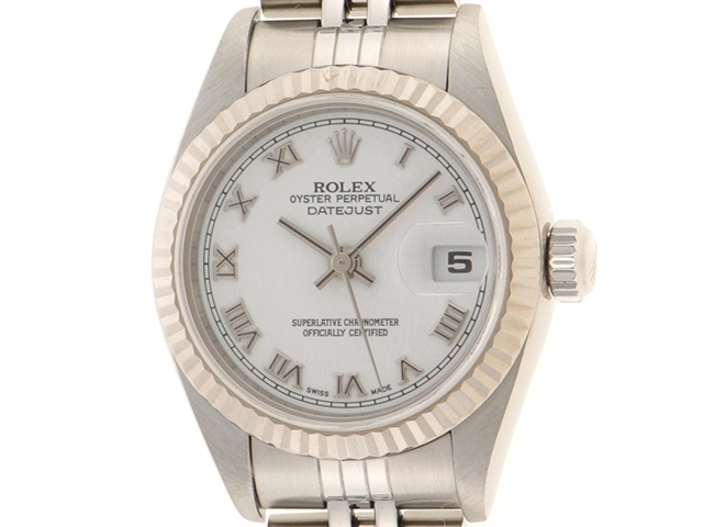 全ての ROLEX F番 ロレックス WGベゼル 79174 デイトジャスト 本体