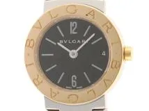 BVLGARI ブルガリ　レディース クオーツ　ブルガリ ブルガリ BB23SGD　ブラック文字盤 K18YG/SS【472】HK
