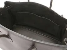 HERMES エルメス ハンドバッグ バーキン35 エベヌ ヴァッシュリエジェ シルバー金具 □J刻印 2148103741142【430】