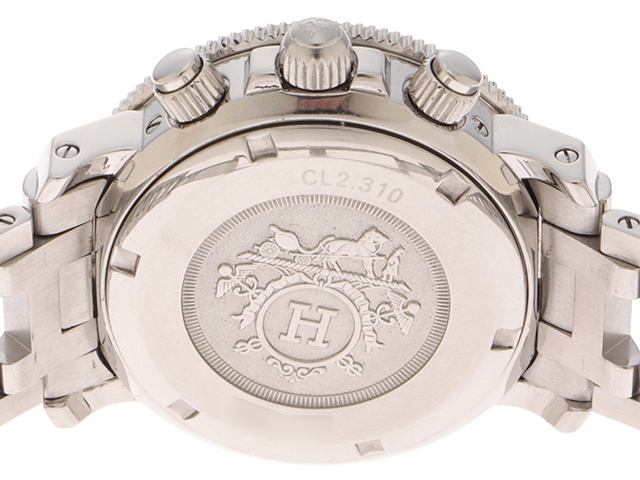 HERMES エルメス 腕時計 クリッパーダイバークロノ CL2.310 ブラック  