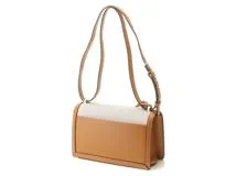 LOEWE ロエベ バルセロナ ショルダーバッグ ホワイト/ブラウン LOEWE ロエベ バルセロナ ショルダーバッグ ホワイト/ブラウン