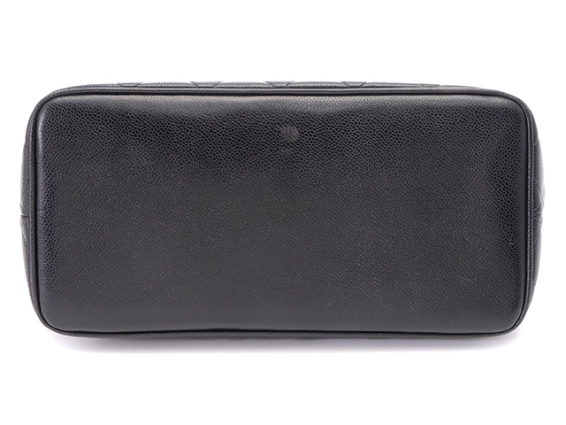 CHANEL シャネル 復刻トート ブラック SV キャビア A01804【431】2148103747182