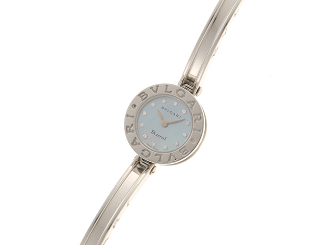 BVRGARI ブルガリ 時計 B-zero1 BZ22S レディース クオーツ SS ブルー  