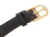 Dior ディオール 腕時計 バギラ GP/革 ブラック D46-153 クォーツ レディース 2148103748981 【200】