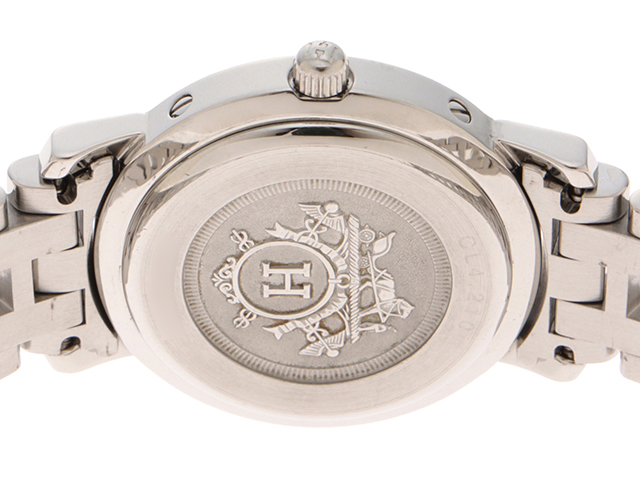 HERMES エルメス クリッパー CL4.210 SS レディース クォーツ