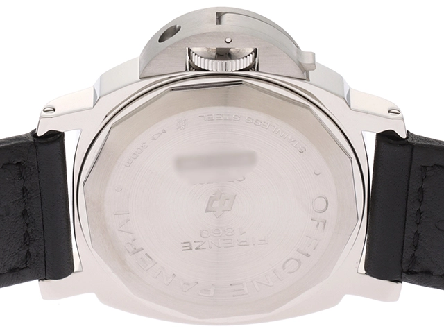 PANERAI パネライ 腕時計 ルミノール ベース ロゴ PAM00000 ブラック文字盤 ステンレス/レザー 手巻き 並行品【472】SJ