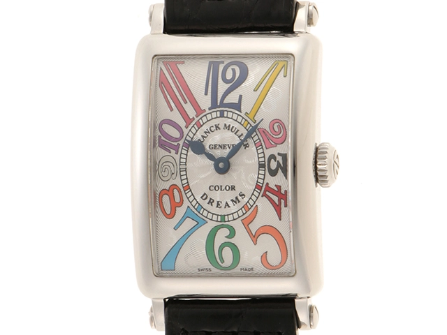 FRANCK MULLER フランクミュラー 時計 ロングアイランド カラードリーム SS/革 クオーツ 902QZ COLOR DREAMS  シルバー文字盤 レディース【431】2148103749315 の購入なら「質」の大黒屋（公式）