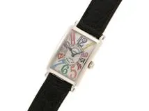 FRANCK MULLER フランクミュラー 時計 ロングアイランド カラードリーム SS/革 クオーツ 902QZ COLOR DREAMS  シルバー文字盤 レディース【431】2148103749315 の購入なら「質」の大黒屋（公式）