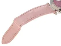 Cartier　カルティエ　パシャC・2005年クリスマス限定　W3108299　SS/レザー　女性用自動巻時計【473】