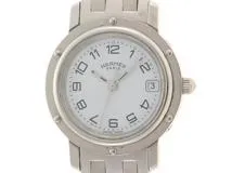 HERMES エルメス 腕時計 クリッパー CL4.210 ホワイト
