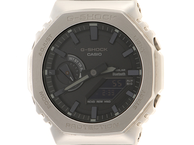 楽天市場】G-SHOCK GMW-B5000D-1JF フルメタル シルバー メンズ