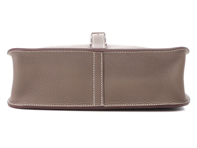 HERMES エルメス アルザン25 ショルダーバッグ エトゥープ W刻 2024年 SV シルバー金具 2148103751677【200】