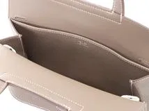 HERMES エルメス アルザン25 ショルダーバッグ エトゥープ W刻 2024年 SV シルバー金具 2148103751677【200】