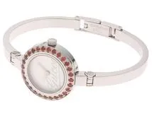 GUCCI グッチ バングルウォッチ 105 SS ガーネットベゼル 女性用