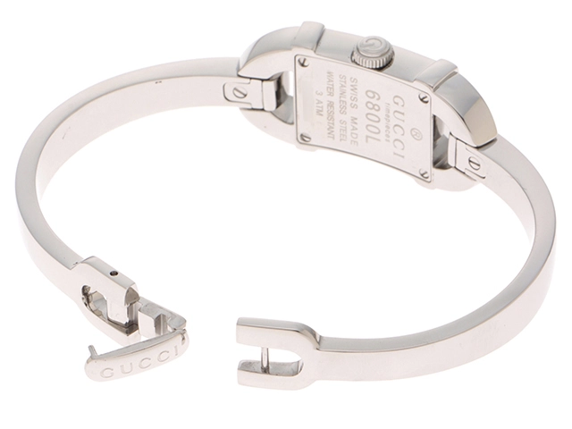 GUCCI グッチ 腕時計 6800L/YA068586 6800L/YA068586 ステンレススチール ピンクシェル文字盤 クオーツ【472】MN