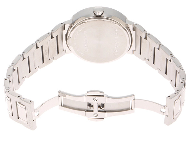 BVLGARI　ブルガリ　時計　ブルガリブルガリ　BB38SSAUTO　メンズ　自動巻き　SS　黒文字盤【431】2148103751943