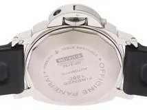 PANERAI　パネライ　ルミノール　パワーリザーブ　PAM00090　自動巻き　ステンレス/ラバー　ブラック　300ｍ防水　【431】2148103752940