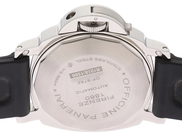 PANERAI　パネライ　ルミノール　パワーリザーブ　PAM00090　自動巻き　ステンレス/ラバー　ブラック　300ｍ防水　【431】2148103752940