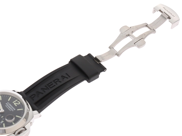 PANERAI　パネライ　ルミノール　パワーリザーブ　PAM00090　自動巻き　ステンレス/ラバー　ブラック　300ｍ防水　【431】2148103752940