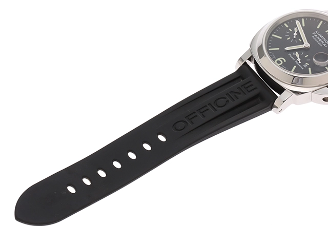 PANERAI　パネライ　ルミノール　パワーリザーブ　PAM00090　自動巻き　ステンレス/ラバー　ブラック　300ｍ防水　【431】2148103752940