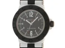 BVLGARI ブルガリ アルミニウム AL32TA シルバー ラバー レディース クオーツ （2148103753008）【200】