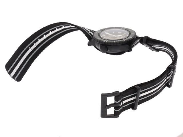 SWATCH　スウォッチ　ブランパンXSwatch OCEAN OF STORMS　バイオセラミック／ナイロン　SO35B400　ブラック文字盤　メンズ【431】 2148103753053