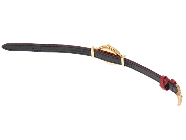 FENDI フェンディ 腕時計 チェンジベルト シルバー GP/革 640L クォーツ レディース