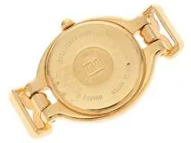 FENDI フェンディ 腕時計 チェンジベルト シルバー GP/革 640L クォーツ レディース