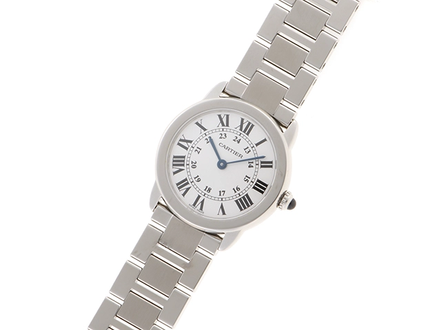 CARTIER　カルティエ　時計　ロンドソロSM　クオーツ　SS　W6701004　シルバー文字盤【431】2148103754449