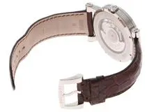 BVLGARI　ブルガリ　ソティリオ　レトログラード　SB42SDR　シルバー文字盤　　SS/革　　オートマチック　　メンズ腕時計　　自動巻き　【436】　2148103754517