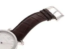 BVLGARI　ブルガリ　ソティリオ　レトログラード　SB42SDR　シルバー文字盤　　SS/革　　オートマチック　　メンズ腕時計　　自動巻き　【436】　2148103754517