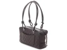 CHANEL シャネル カンボンライン ボーリングバッグミディアム