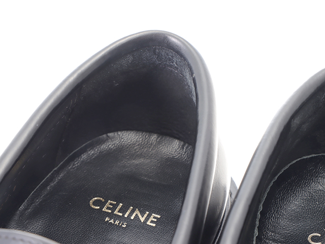 CELINE セリーヌ トリオンフチェーン付きマーガレットローファー