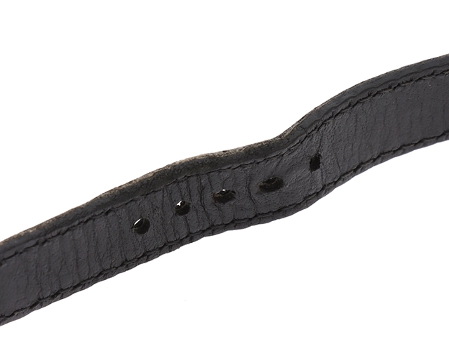 VERSACE　ジャンニーヴェルサーチ　レディース時計　メデューサ　7009021　ゴールド文字盤　クォーツ　GP/レザー【472】2148103758508