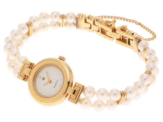 MIKIMOTO ミキモト パールウォッチ 4N20-0940 JAL限定 女性用