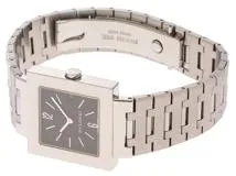 BVLGARI ブルガリ　クアドラード　SQ27SSD　ブラック文字盤　ステンレススチール　クオーツ　メンズ時計　2148103758621【207】