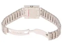BVLGARI ブルガリ　クアドラード　SQ27SSD　ブラック文字盤　ステンレススチール　クオーツ　メンズ時計　2148103758621【207】