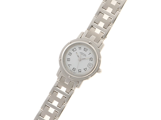 HERMES　エルメス　クリッパー　CL4.210　SS　　レディース　クォーツ　【436】　2148103758829