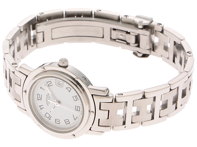 HERMES　エルメス　クリッパー　CL4.210　SS　　レディース　クォーツ　【436】　2148103758829