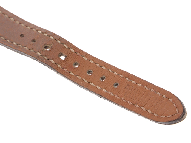 HERMES エルメス 時計 ケープコッド ドゥゾーン CC3-210 レディース クオーツ SS/レザー シルバー文字盤【431】2148103758850